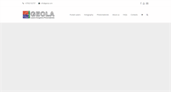 Desktop Screenshot of geola.com