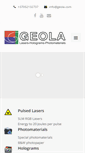 Mobile Screenshot of geola.com